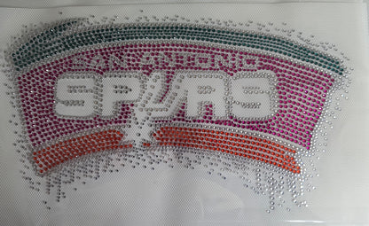 Spurs Rhinestone Transfers