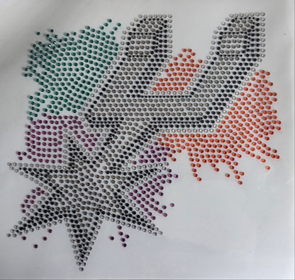 Spurs Rhinestone Transfers