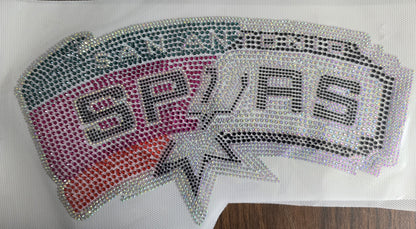 Spurs Rhinestone Transfers