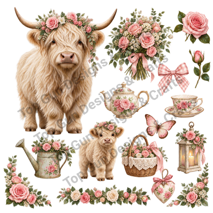 Highland Cow 1-5
