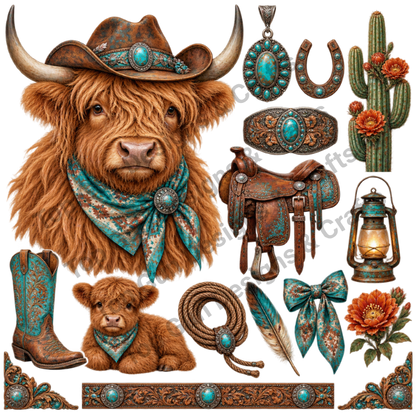 Highland Cow 1-5