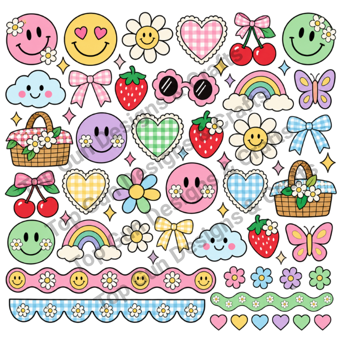 Retro groovy Clip Art
