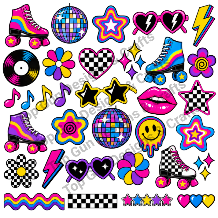 Retro groovy Clip Art