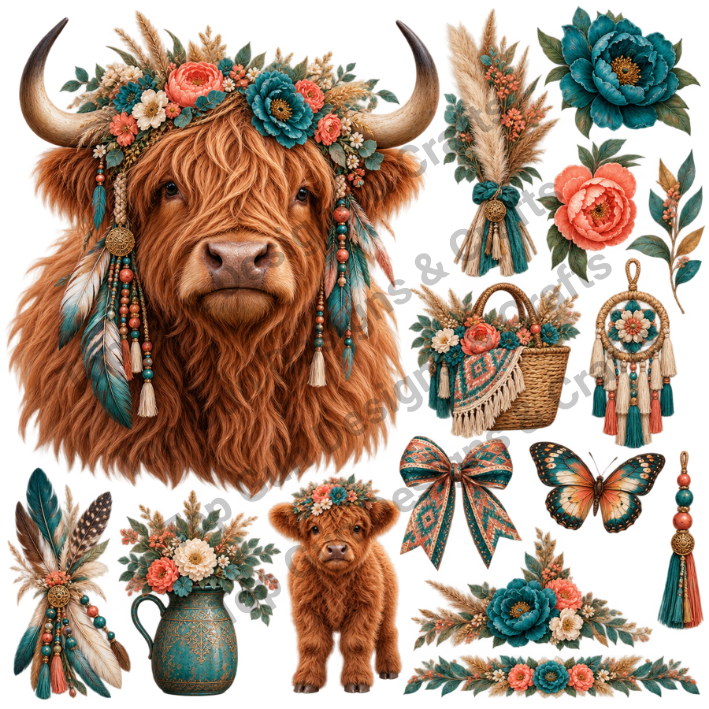 Highland Cow 1-5