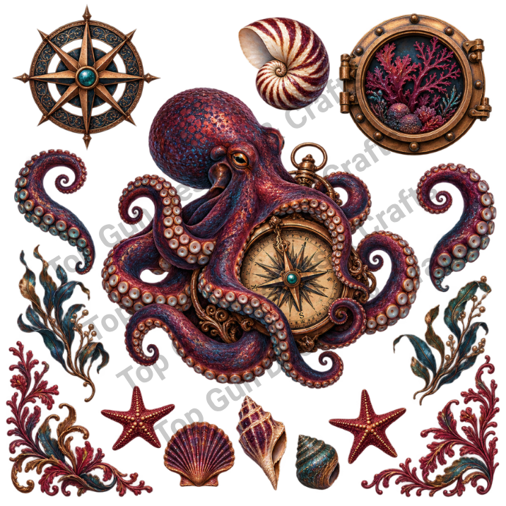 Deep Sea Clip Art – Top Gun Designs & Crafts