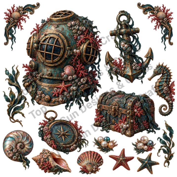 Deep Sea Clip Art – Top Gun Designs & Crafts
