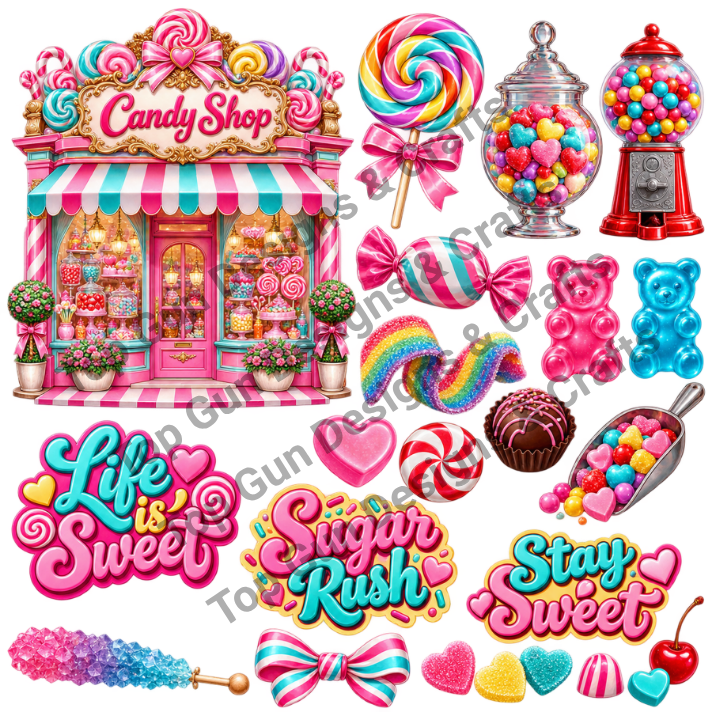 Candy Shop – Top Gun Designs & Crafts