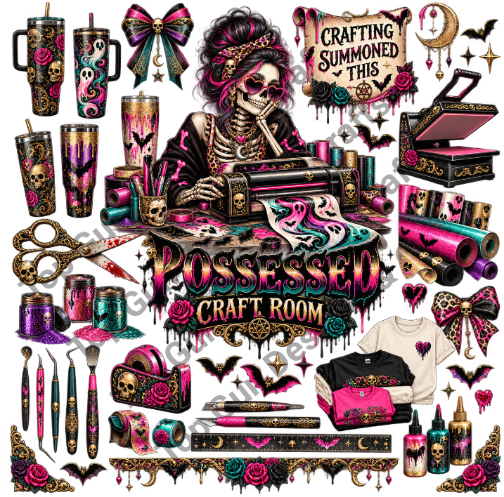 Possessed craft room