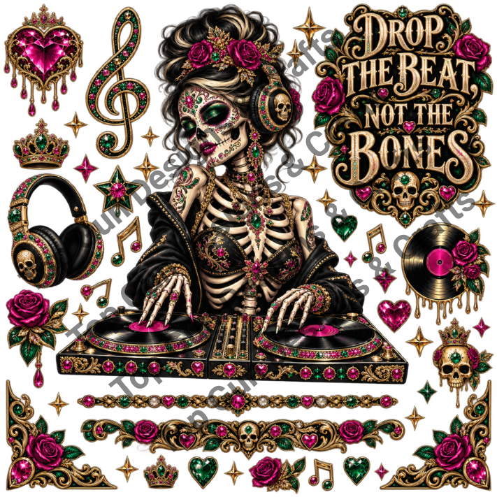 Sugar Skull Clip Art #3