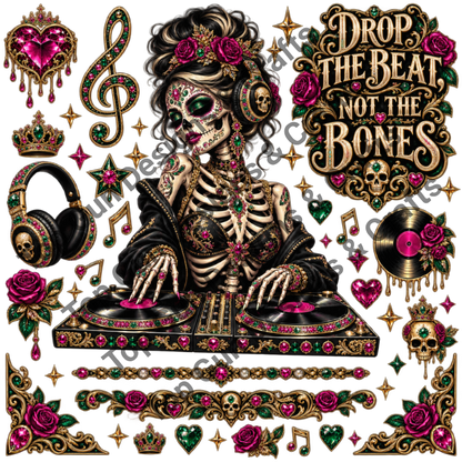 Sugar Skull Clip Art #3