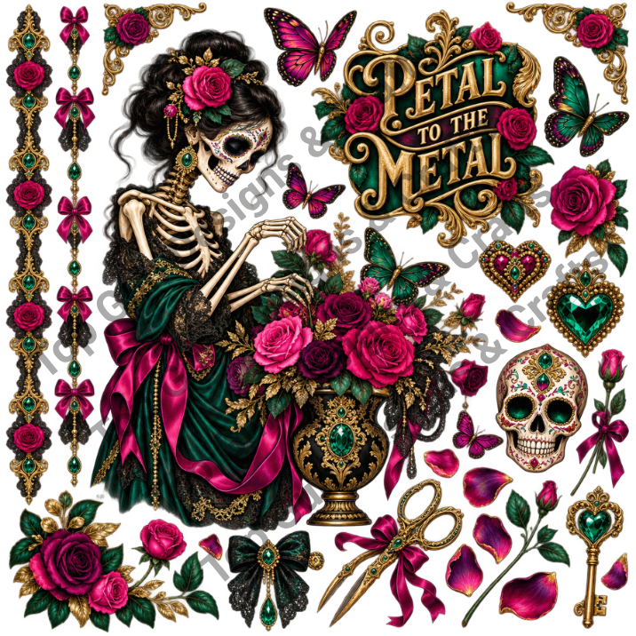 Sugar Skull Clip Art #2