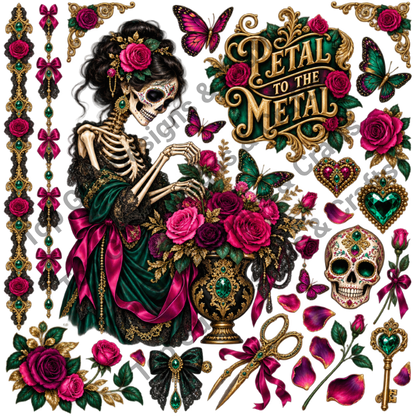 Sugar Skull Clip Art #2