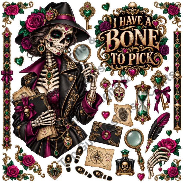 Sugar Skull Clip Art #2