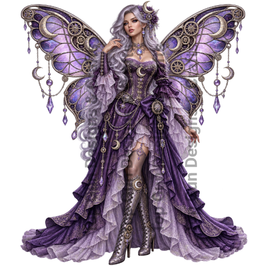 Violet silver Fairy