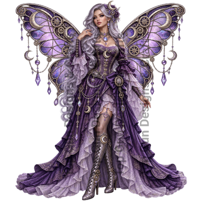 Violet silver Fairy