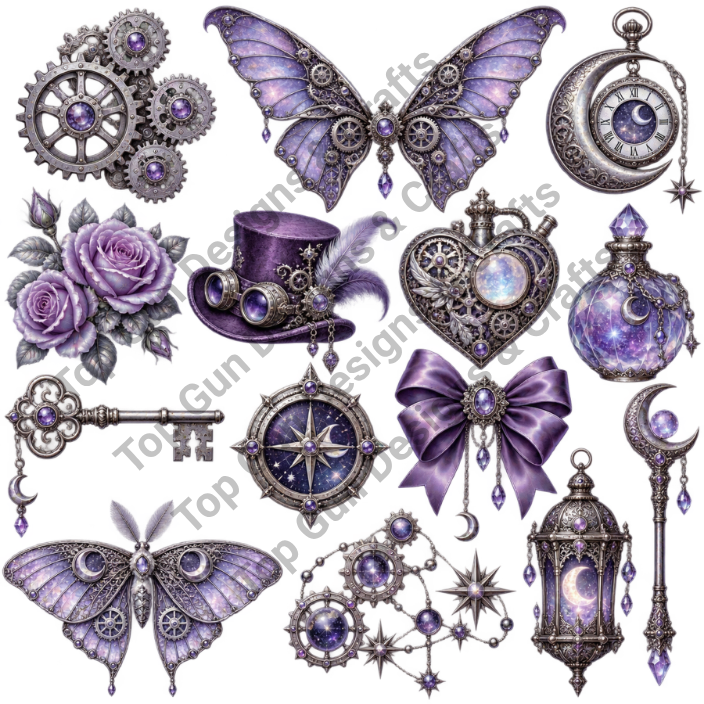 Violet silver Fairy