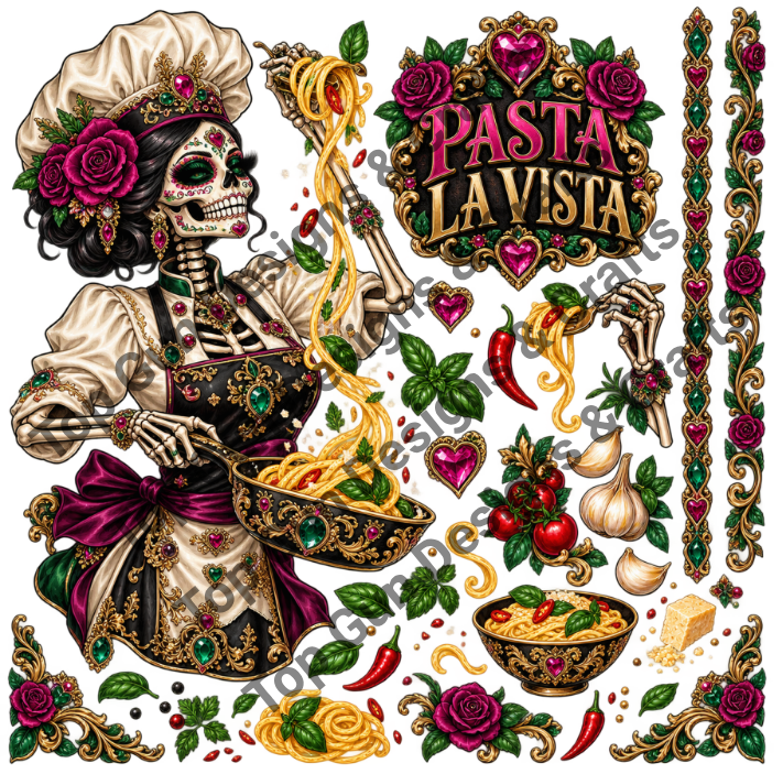 Sugar Skull Clip Art #2