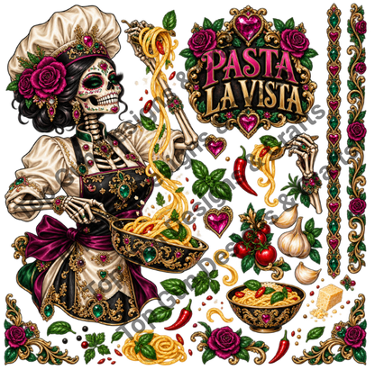 Sugar Skull Clip Art #2