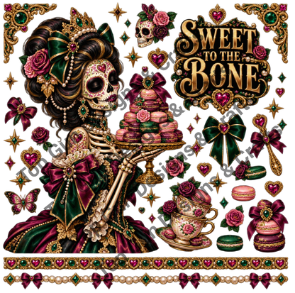 Sugar Skull Clip Art #3