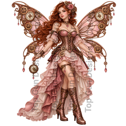 Rose copper Fairy Steampunk